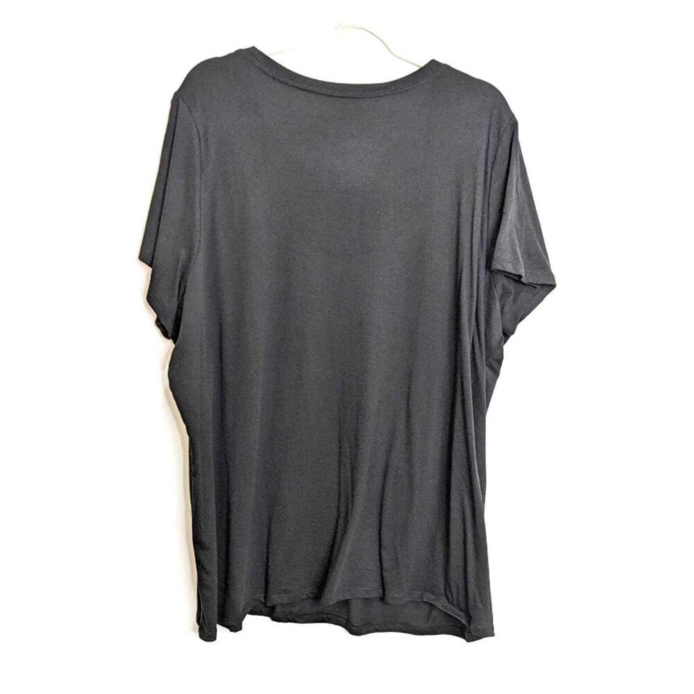 Torrid Womens 4X Top T Shirt Plus Size Matrix Neo Ripple Junction Black Hacker - Picture 5 of 5